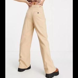 Bershka Petite Slouchy Dad Pants